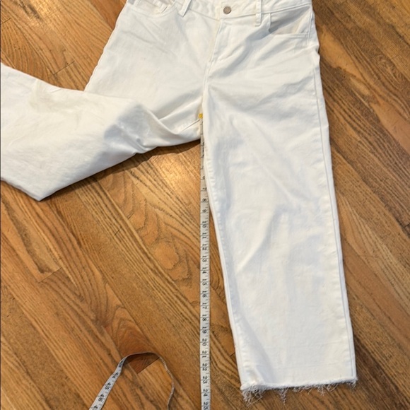 Women's White Wide Legged Jeans size: 10 - Picture 5 of 7